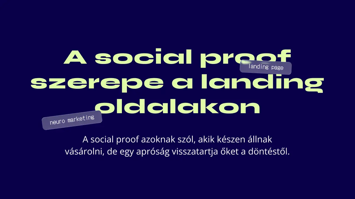 Milyen bizalmi elemeket használj a landing oldalon, hogy eloszlasd a vevők kétségeit?
